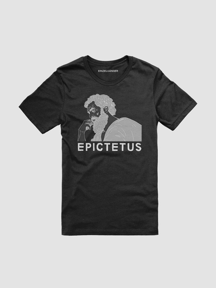 Epictetus T-shirt | Black & Grey product image (1)