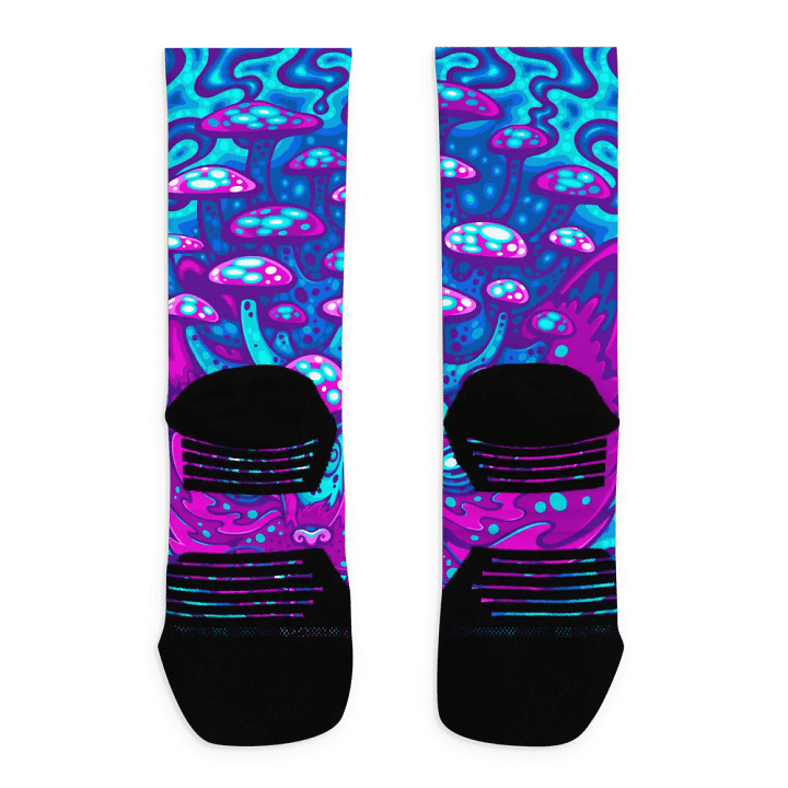 Meowshroomz Basketball Socks product image (2)