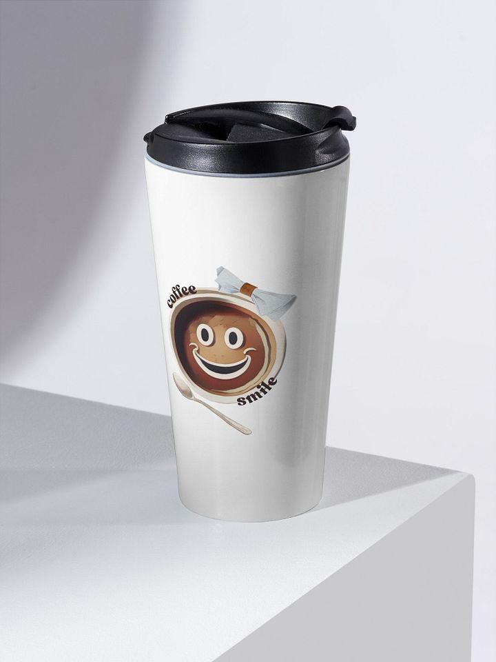 Coffee Smile Funny Cute Sweet Travel Mug product image (2)