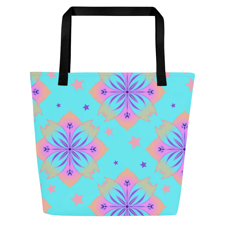 Pretty Pastel Bow Pattern All Over Print Tote product image (1)