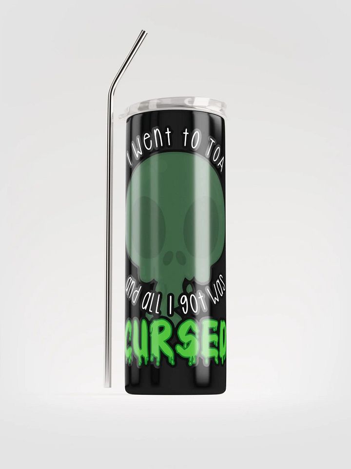 All I Got Was Cursed - Evoker - Tumbler w/Straw product image (1)