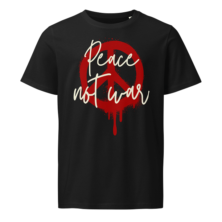 Peaceful Cursive Organic Tee product image (2)