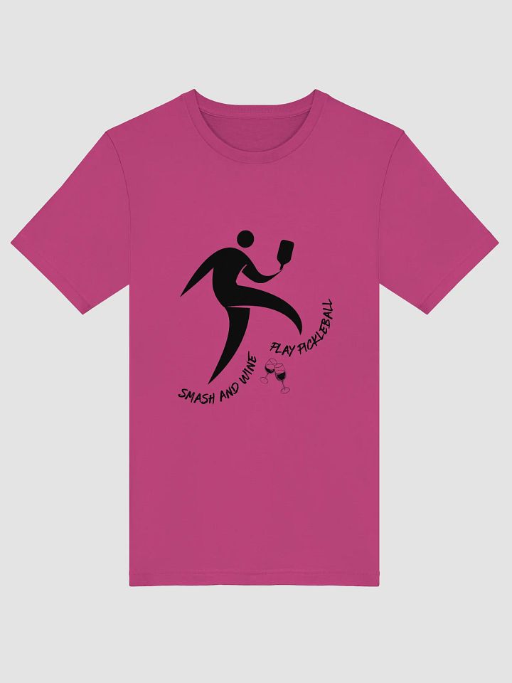 Smash and Wine Pickleball Ultrasoft T-Shirt product image (1)