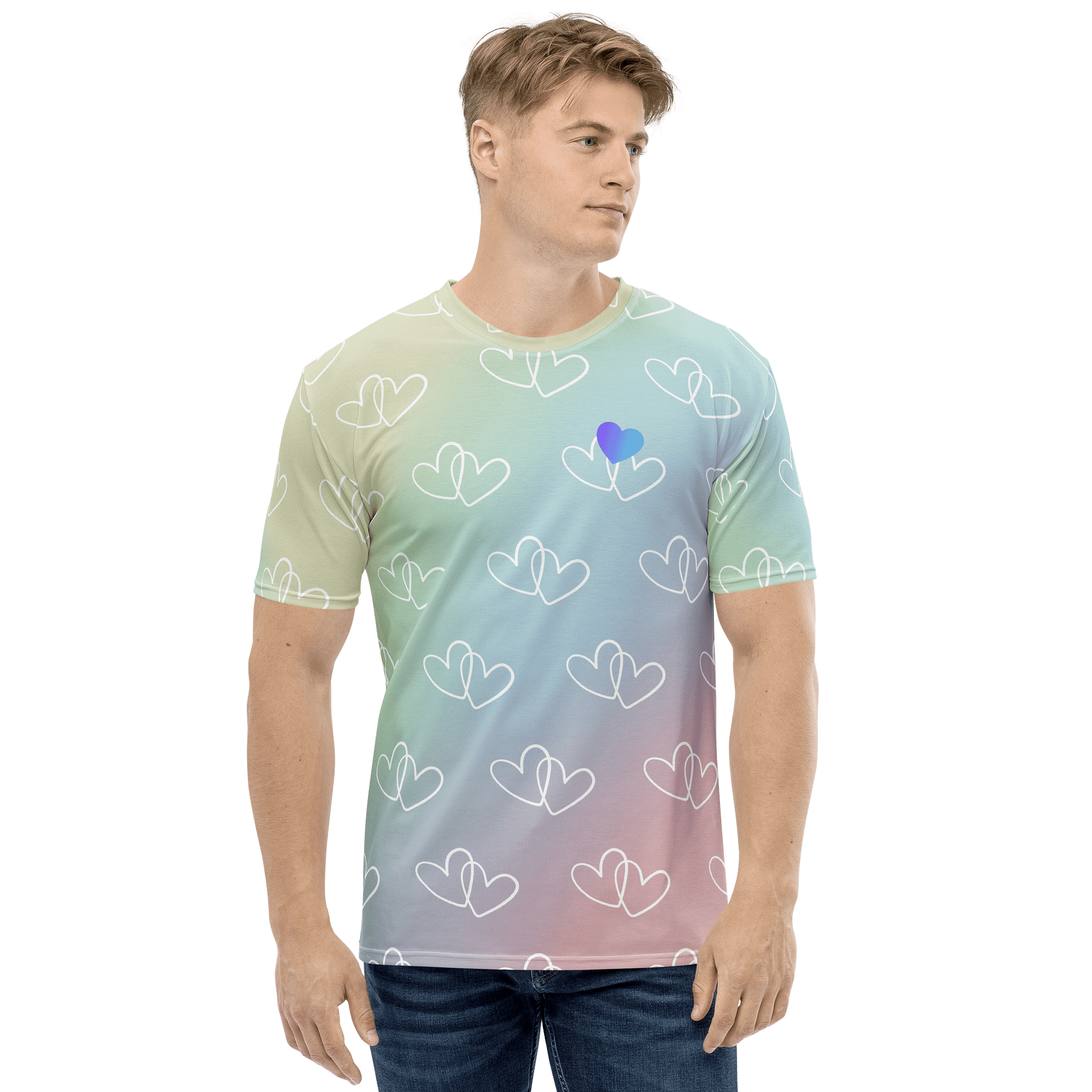 Rainbow Heart Tee product image (1)