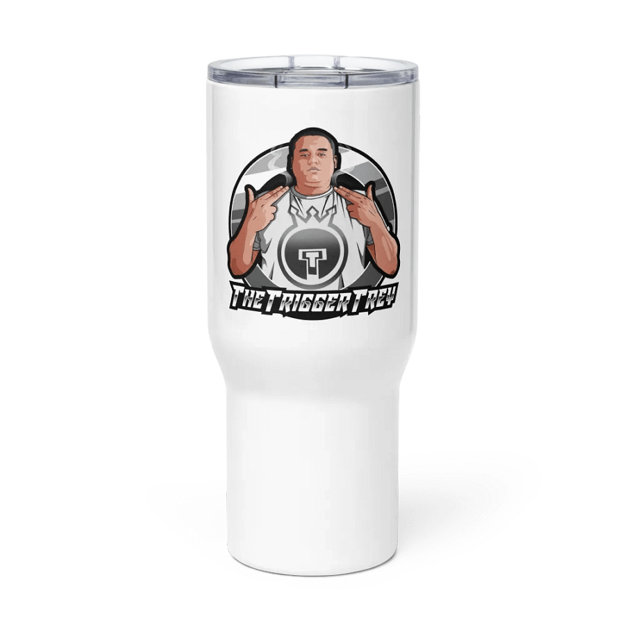 Elevate Travel Moments with The Trigger Trey Mug product image (1)