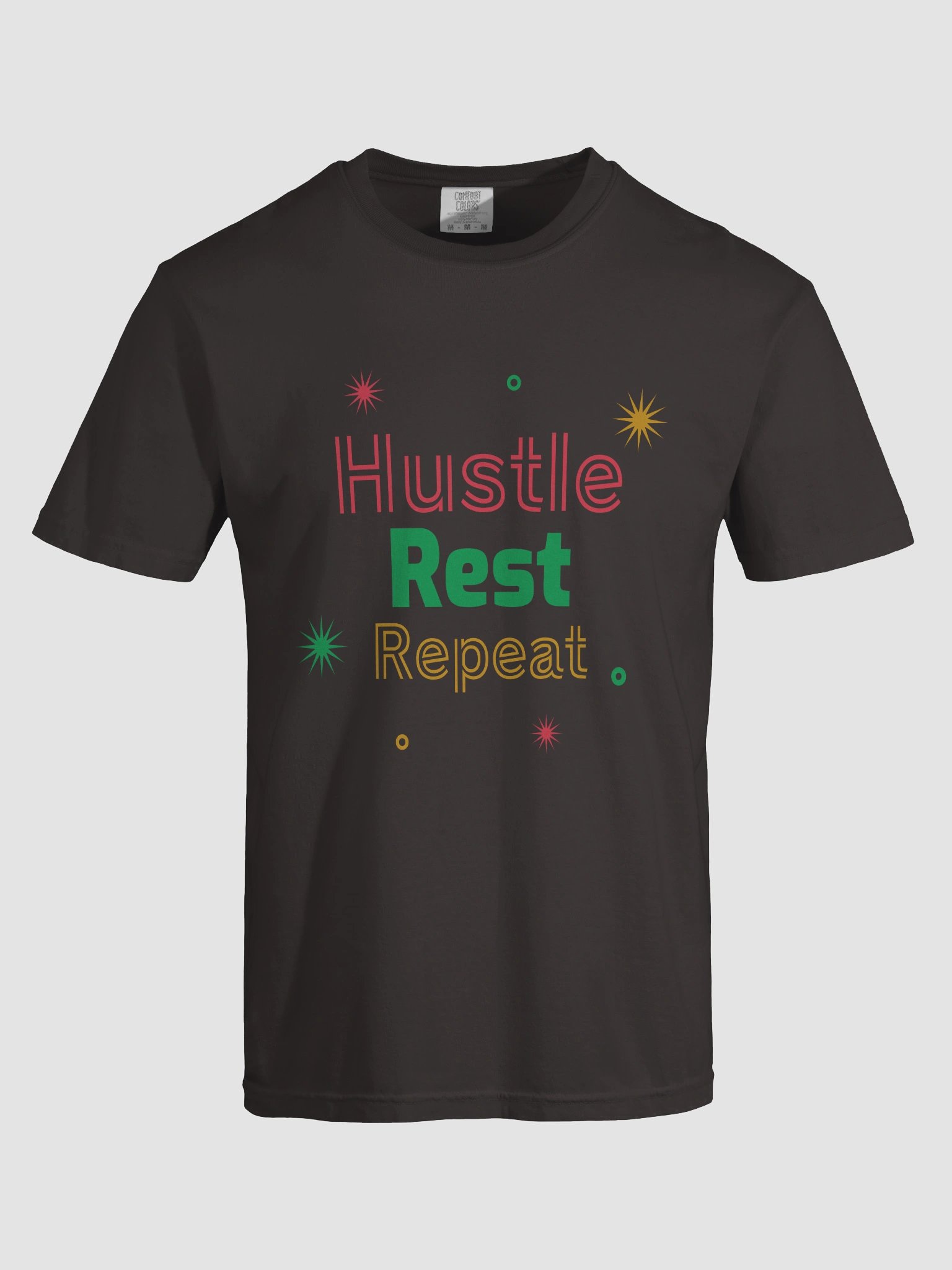 Vibrant Hustle Rest Repeat T-Shirt product image (61)