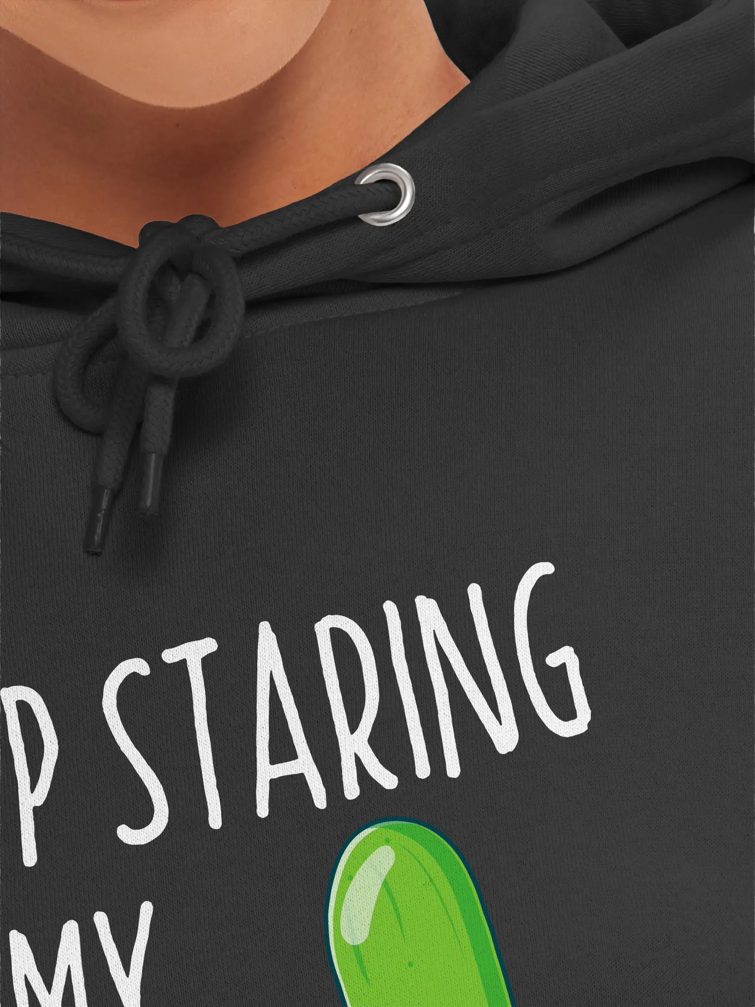 Stop Staring At My Pickle Dirty Adult Halloween Costume Idea Hoodie product image (7)