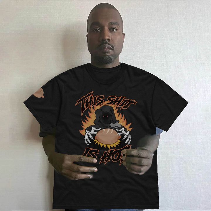 This shi- is HOT shirt ( Premium Heavyweight ) product image (1)