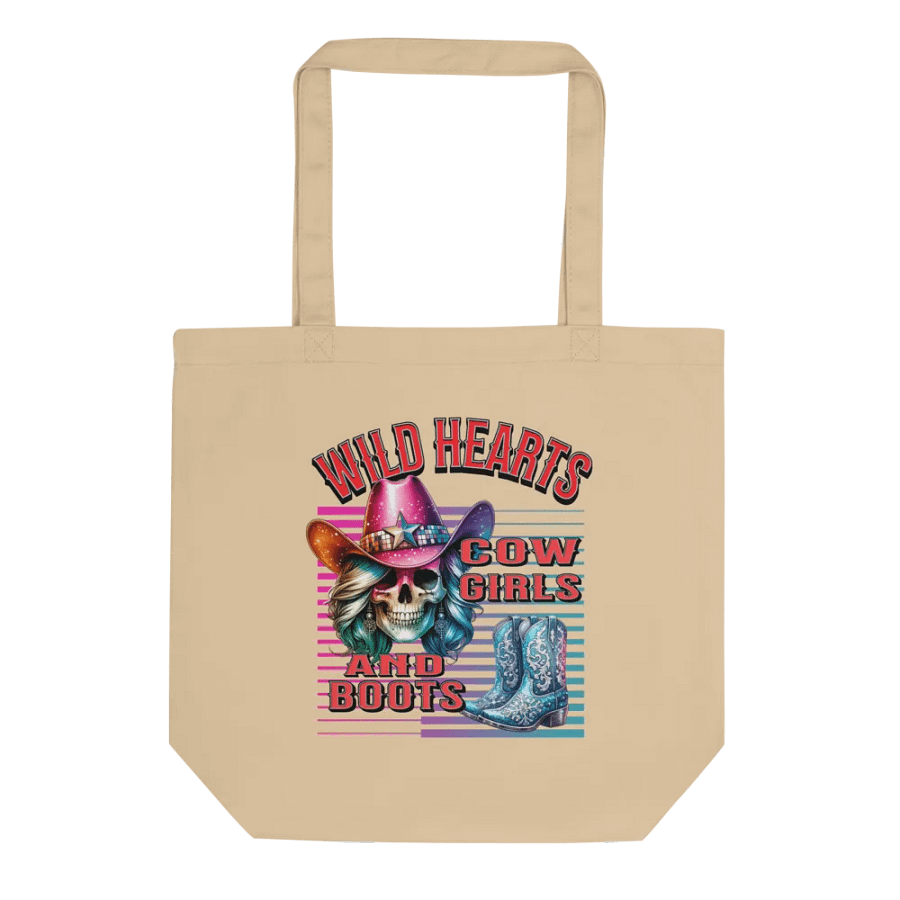 Wild Hearts Cowgirls And Boots Eco-Friendly Tote Bag product image (1)