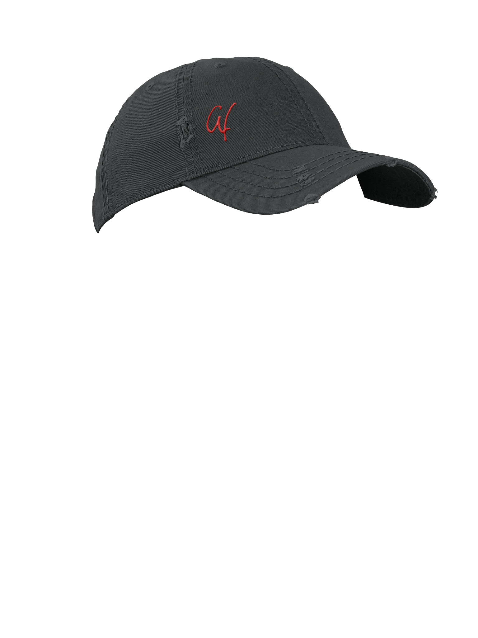 Distressed GF logo hat product image (27)