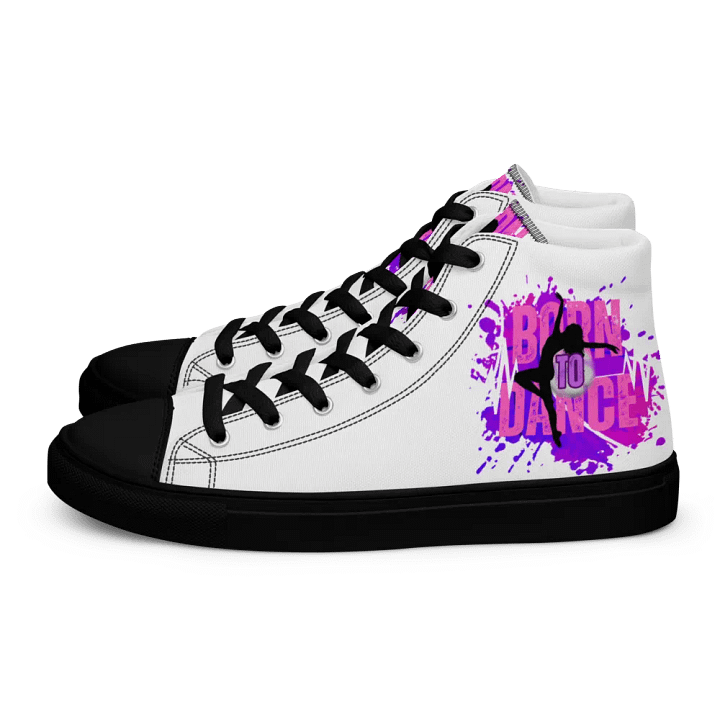 Energetic Born to Dance Her Silhouette Men's High Tops product image (1)