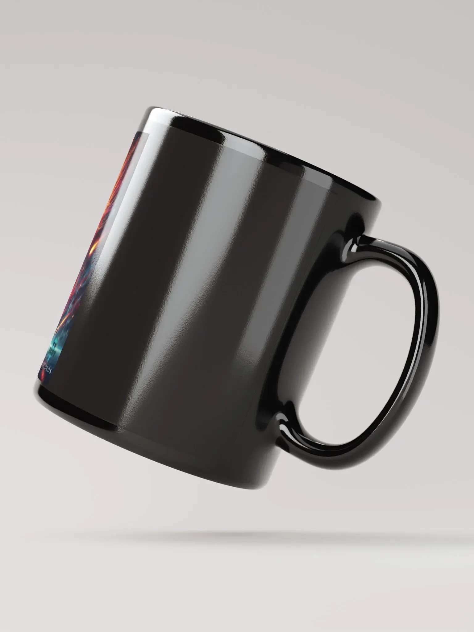 Black Distorted Album Cover Mug - Show Your Support - Drinkware product image (6)