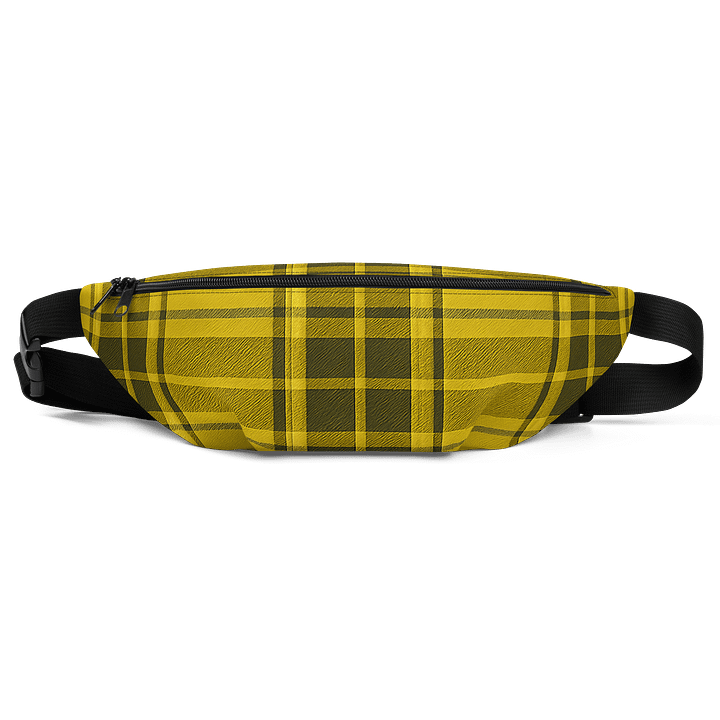 Yellow Plaid Fanny Pack (Waist Bag) product image (1)