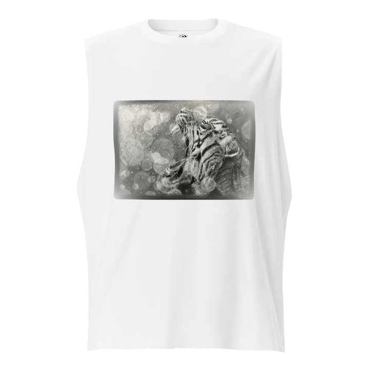 Nashīnasu - Roaring Tiger White Muscle Tank product image (1)