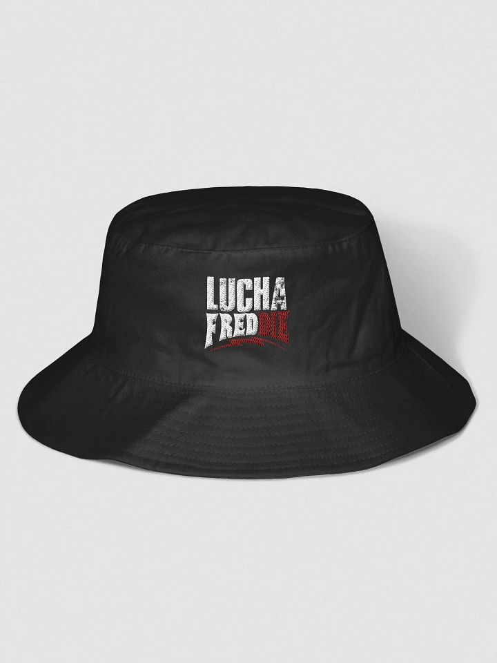LuchaFredDIE logo bucket hat product image (1)