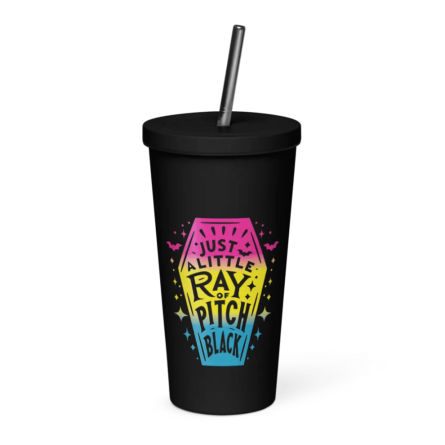 Little Ray Pan Flag Insulated Tumbler product image (1)