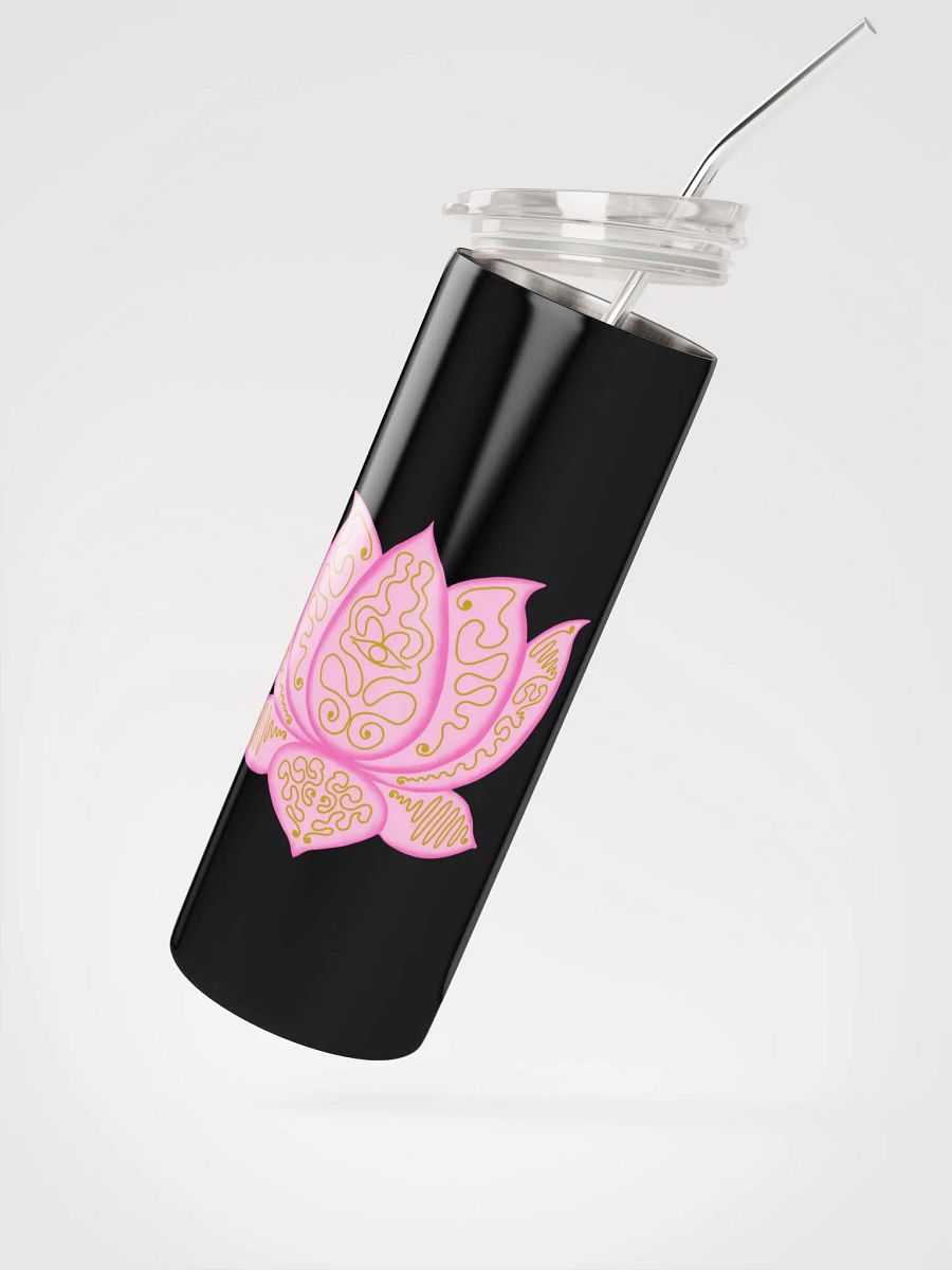 Golden Lotus Stainless Steel Tumbler product image (2)