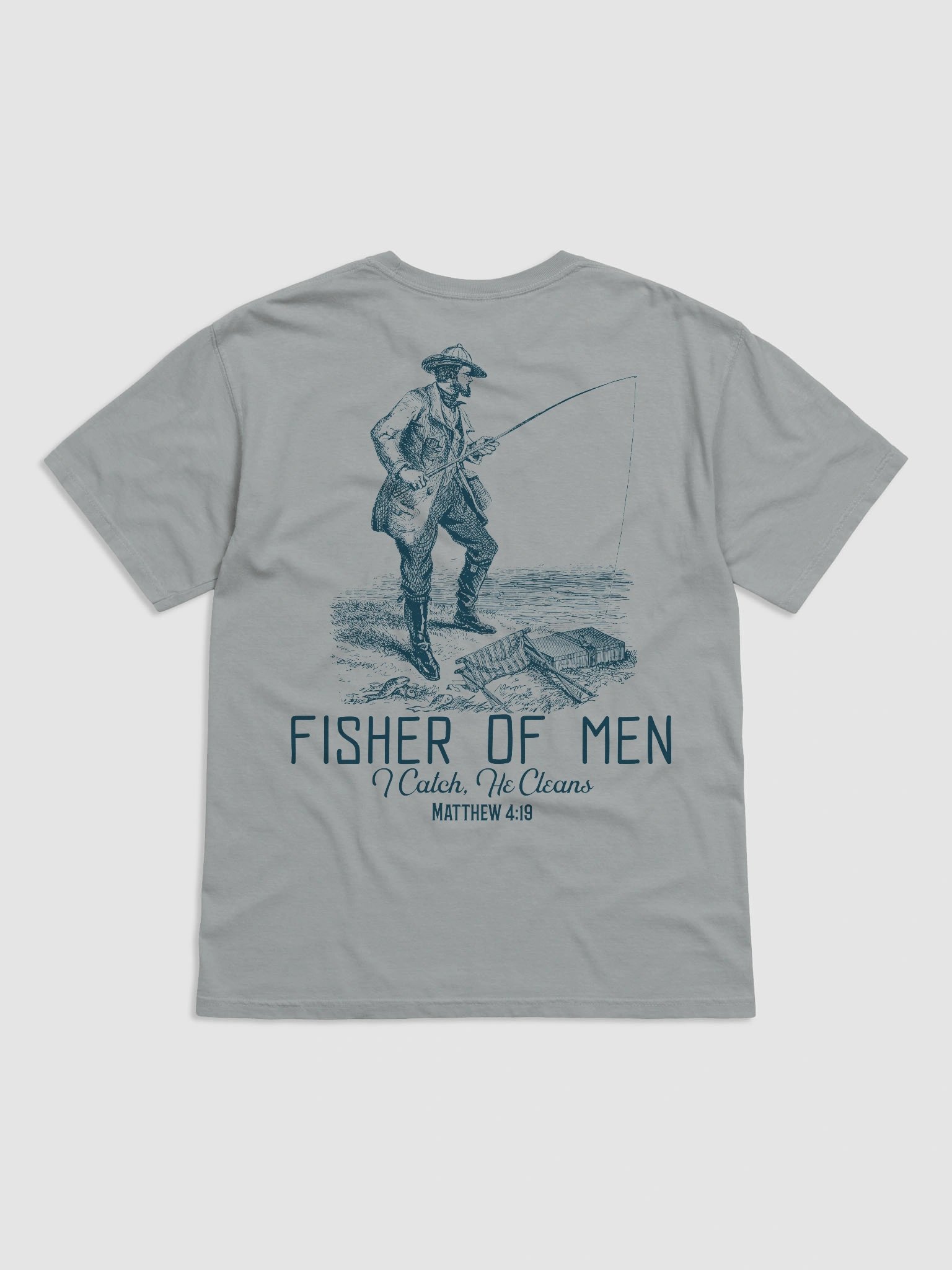Fisher of Men – Vintage Christian Fishing Shirt product image (1)