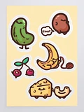 Food Pals Stickers! product image (1)