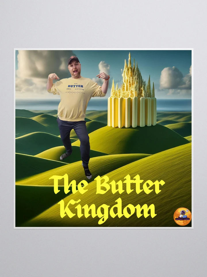 Maverick's Hangar Butter Kingdom Kiss Cut Sticker product image (2)
