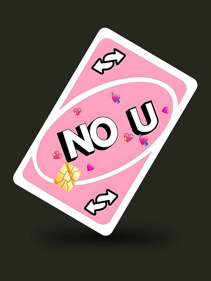 Uno Reverse Card Pink (Holographic) product image (1)