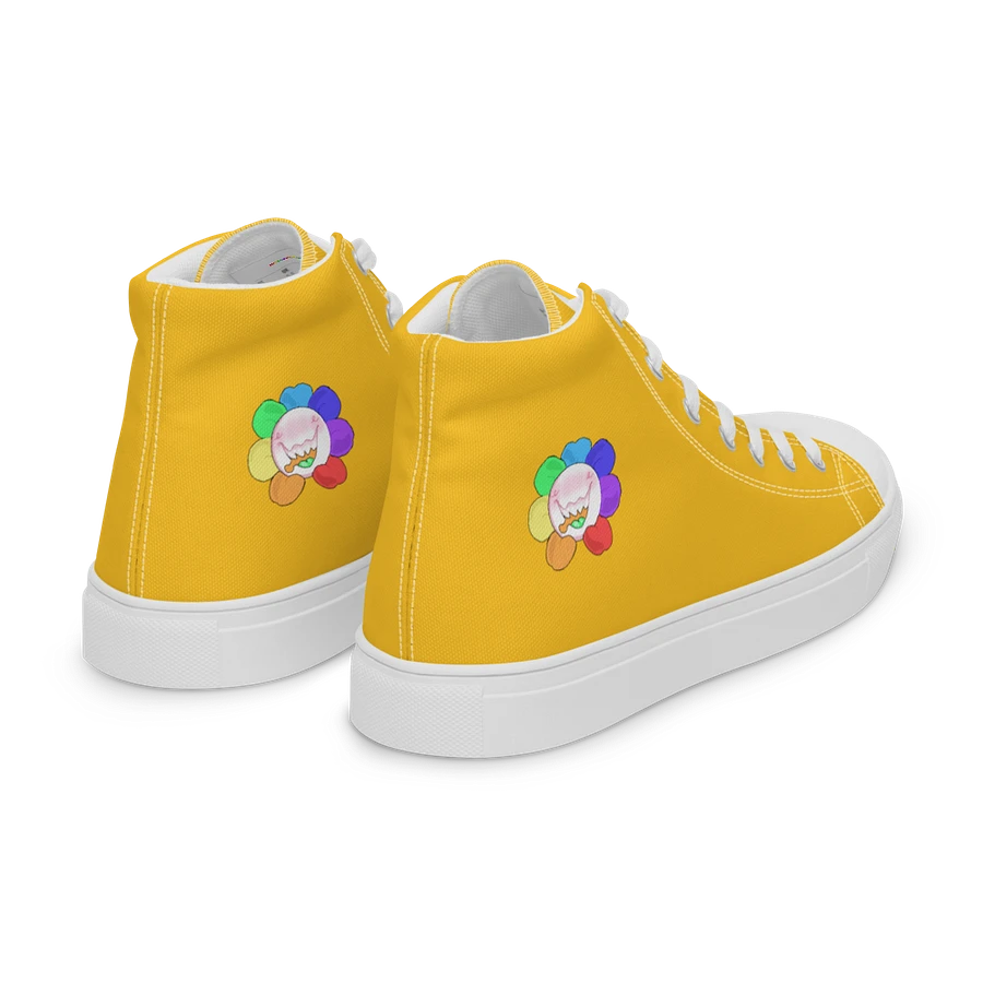 Yellow and White Flower Sneakers product image (26)
