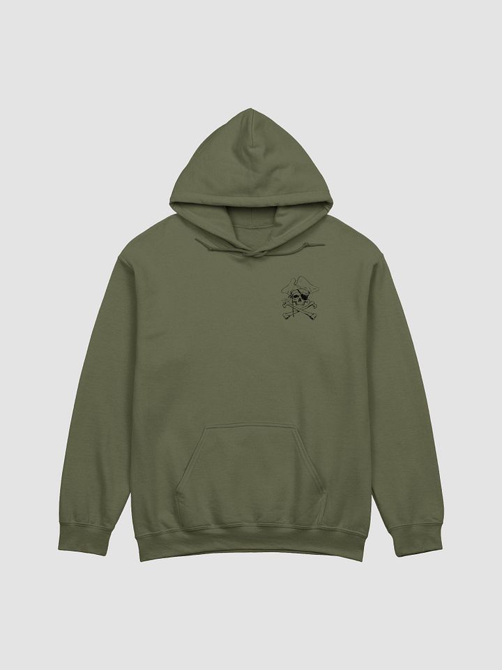 Krewmate Essential Hoodie (Black Logo) product image (37)