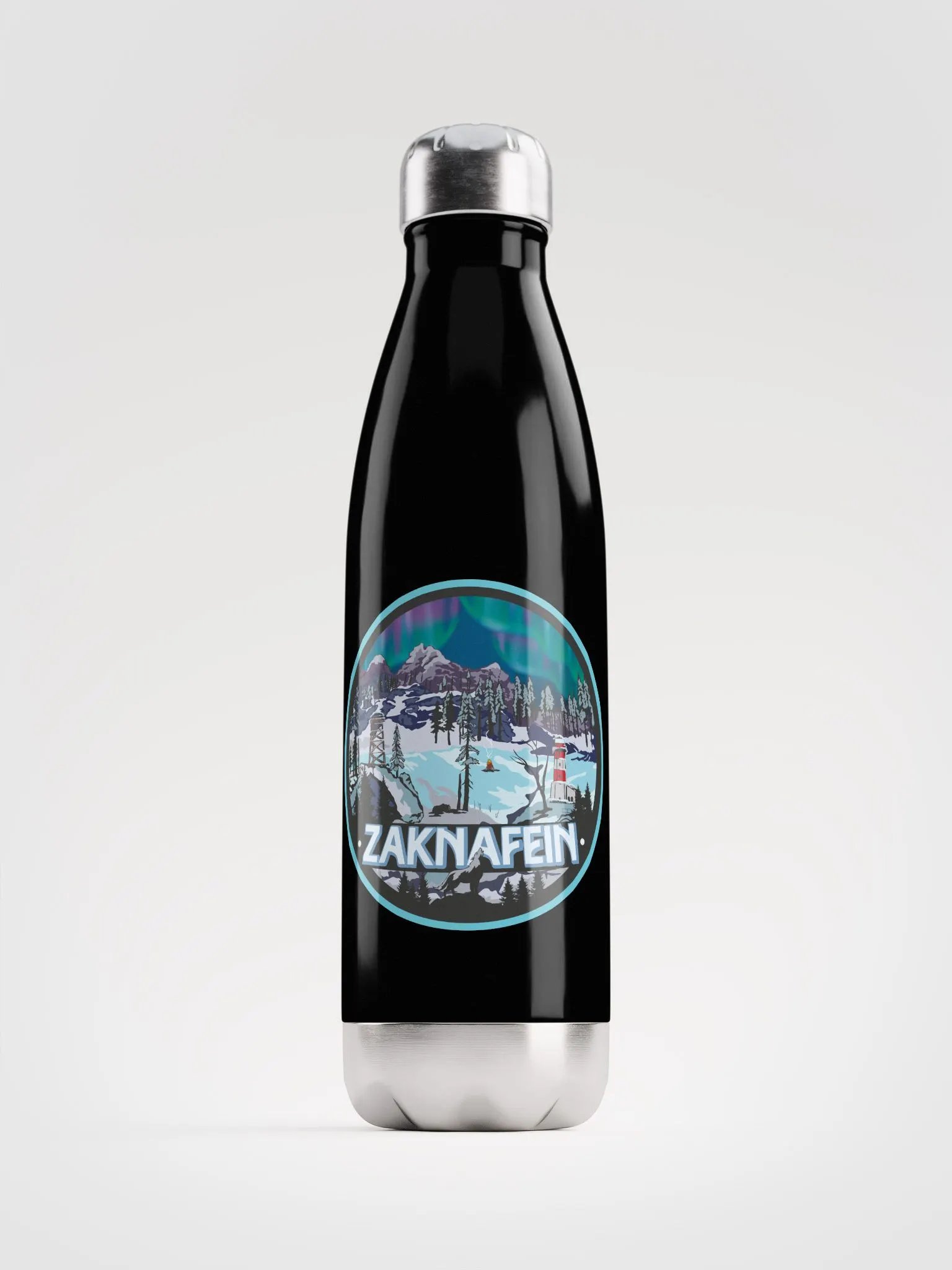 Zaknafein Logo Stainless Steel Water Bottle 17 oz (500 ml) product image (1)