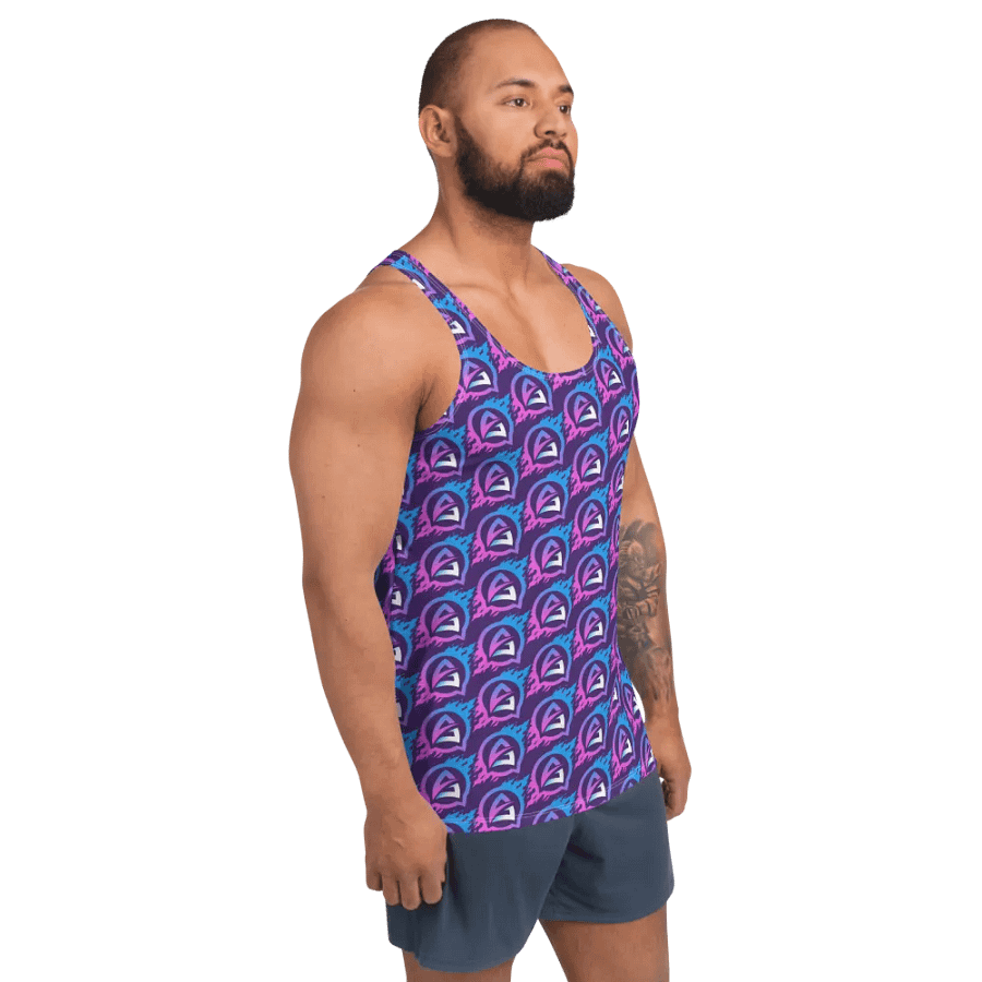 Flexing Astonished All-Over Print Tank product image (3)
