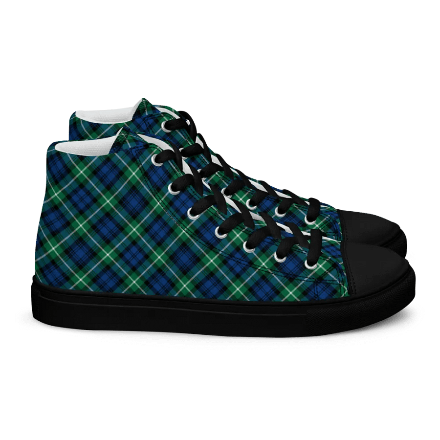 Lamont Tartan Men's High Top Shoes product image (3)