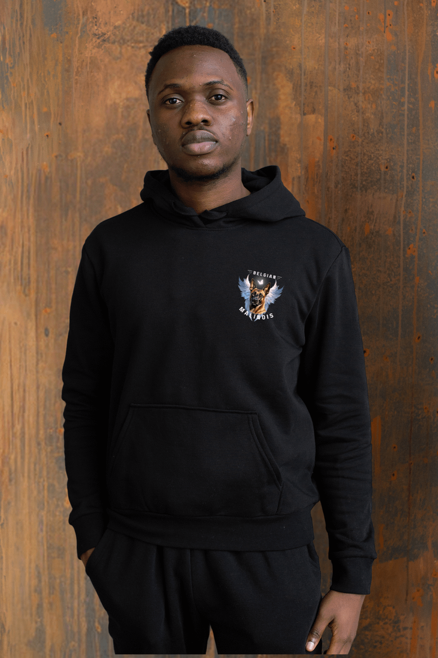 Winged Belgian Malinois Hoodie product image (4)