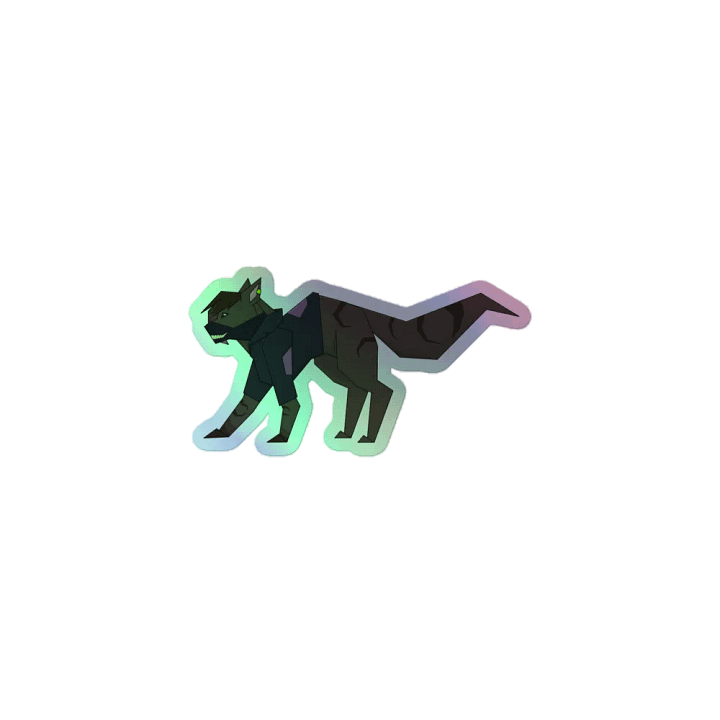 Low Poly Anx Holographic Sticker product image (1)
