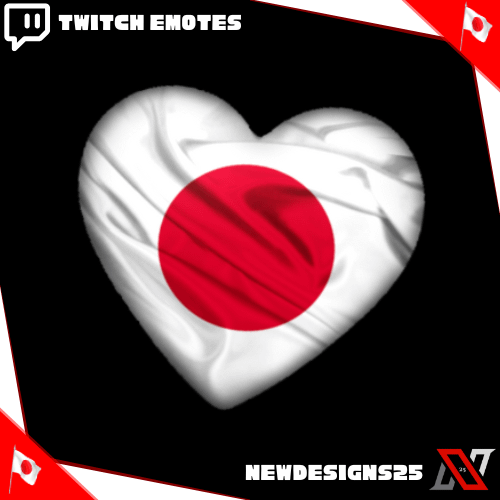 Japan Animated Heart Emote product image (1)