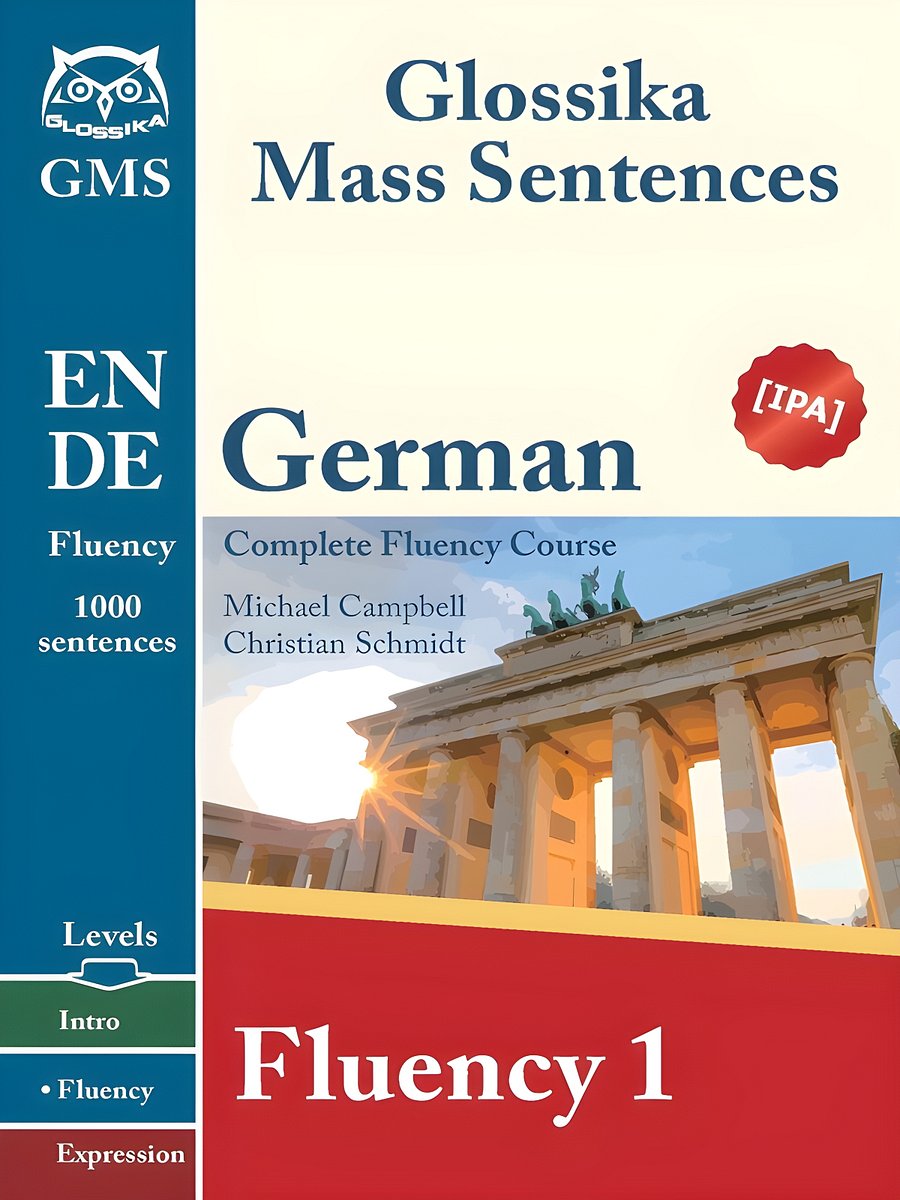 German Fluency Mastery Kit: Glossika Mass Sentences (Levels 1-3) product image (1)