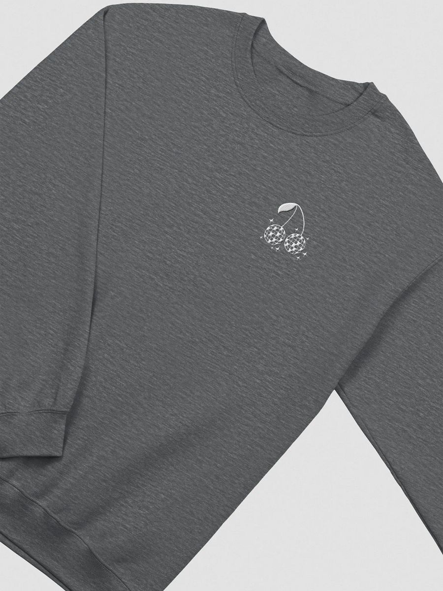 [white] disco ball cherries embroidered crewneck product image (6)