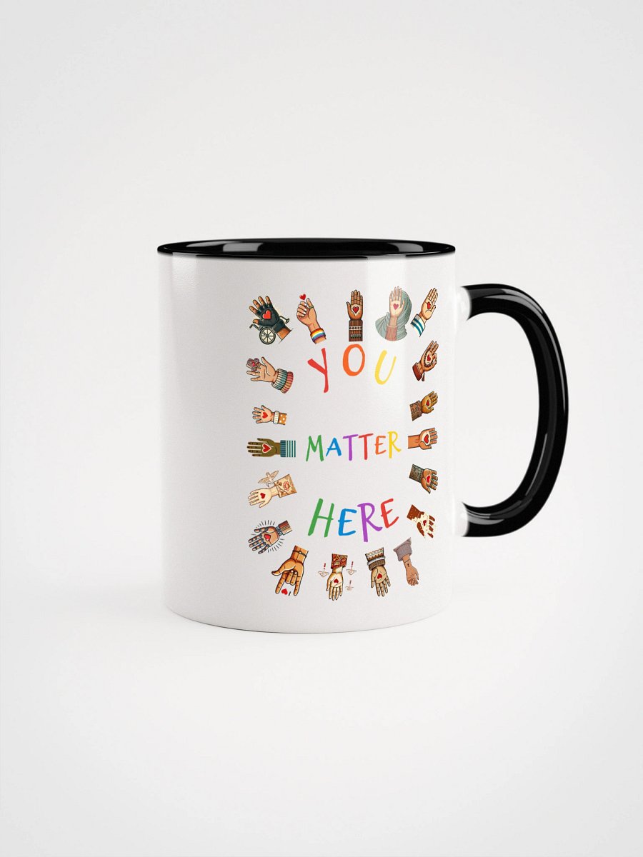 You Matter Here Accent Mug product image (1)