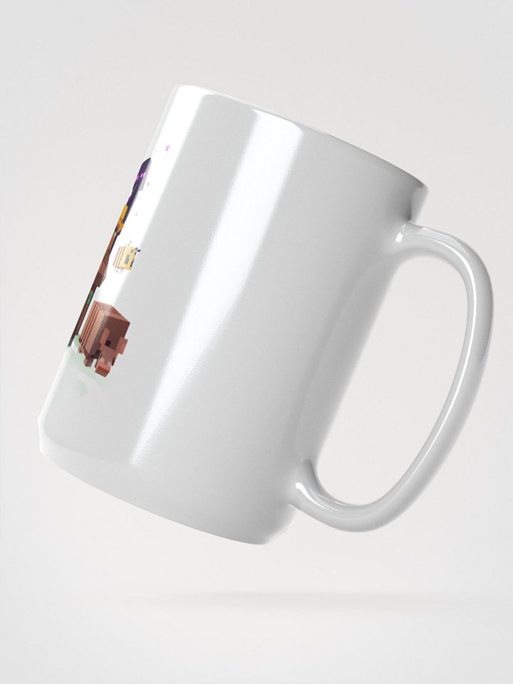 Minecraft White Glossy Mug product image (2)