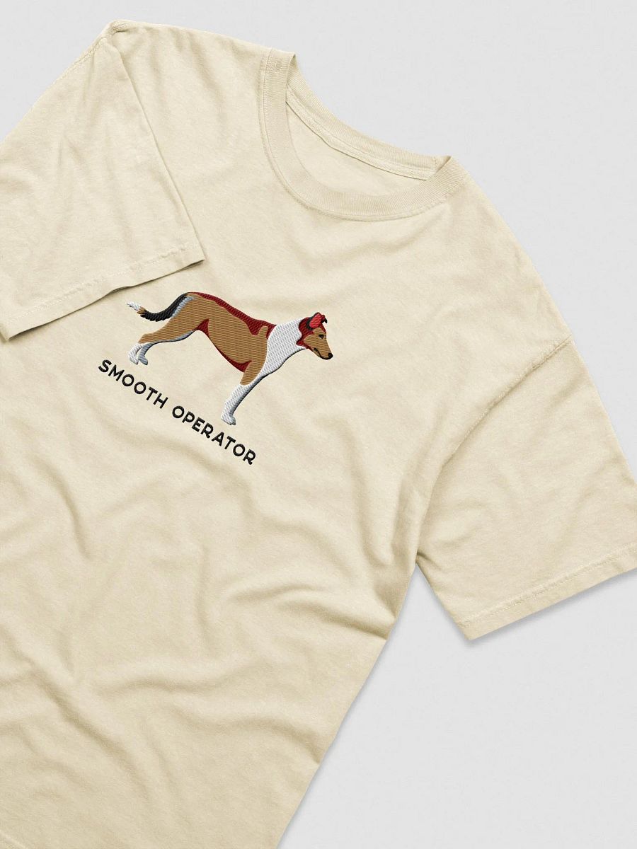 Smooth Operator T-Shirt(Embroidered) of a Smooth Collie product image (6)