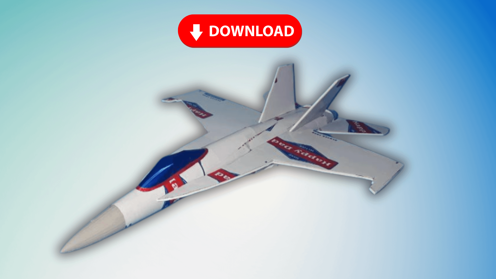 Soda Can F-18 Super Hornet DIGITAL Plans product image (1)