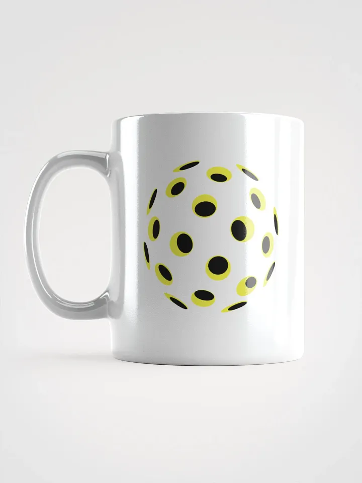 Pickleball Motion Circle White Glossy Mug product image (1)