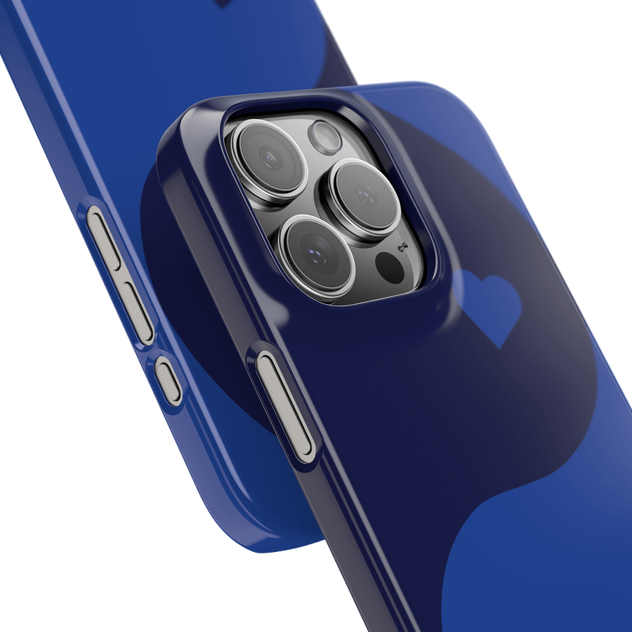 Deep Blue Yin Yang Heart iPhone Case product image (14)