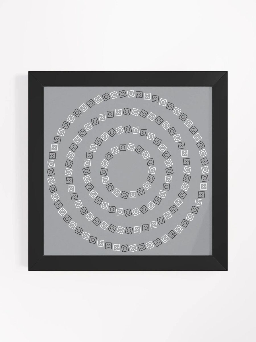 Optical Sun Icon / MO Framed Poster product image (1)