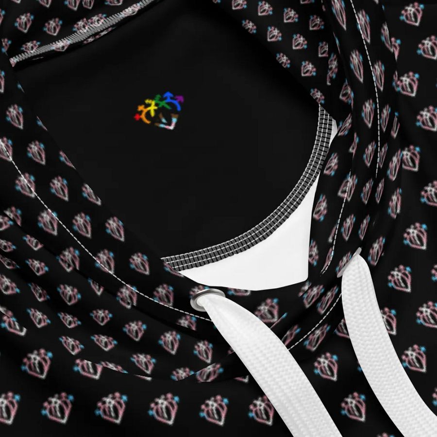 Spectrum Syndicate Trans Allover Print Hoodie - Black product image (12)