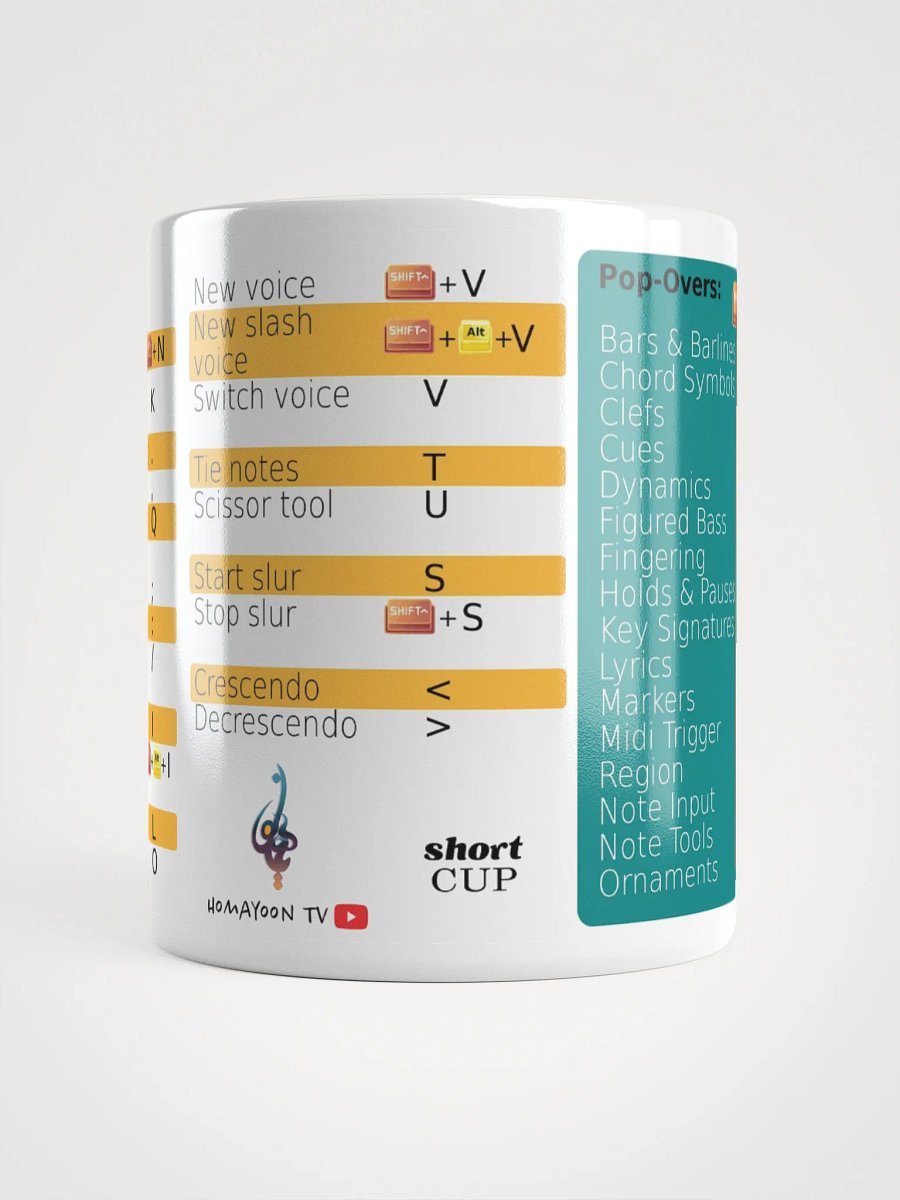 ShortCUP (keyboard shortcuts compatible with Dorico) Windows [70s Colors] product image (2)