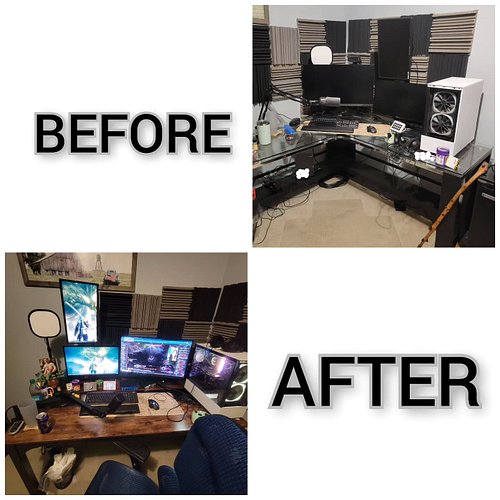 After 8 hours and using all my energy and finishing at midnight, nee setup finally happened.  Holy cow! May switch mic stand ...