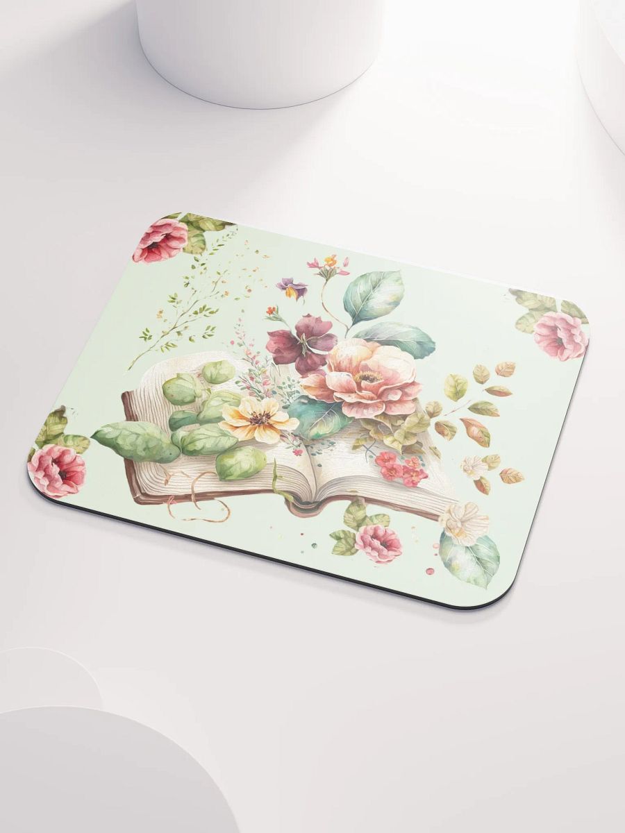 Beautiful Book Full of Flowers Mousepad product image (3)