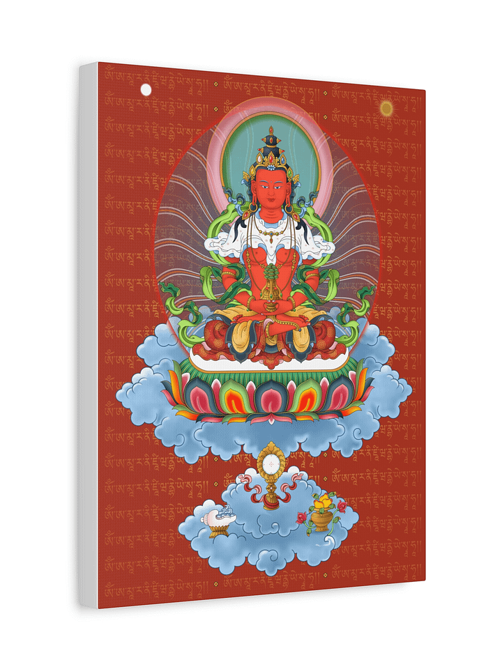 Amitayus Buddha thangka canvas print product image (2)