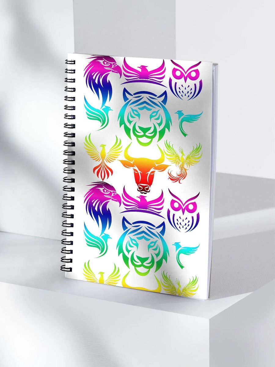 Vibrant Symmetry Spiral Notebook product image (4)