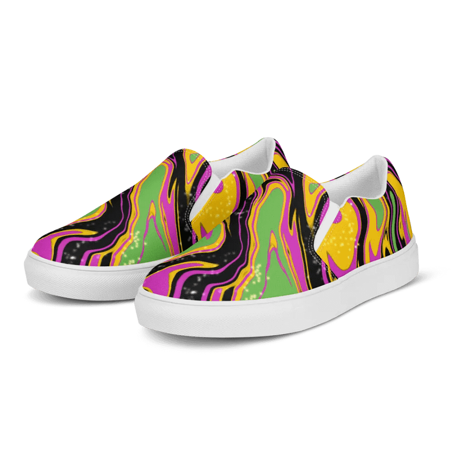 Psychedelic Swirl Women's Slip-Ons product image (5)