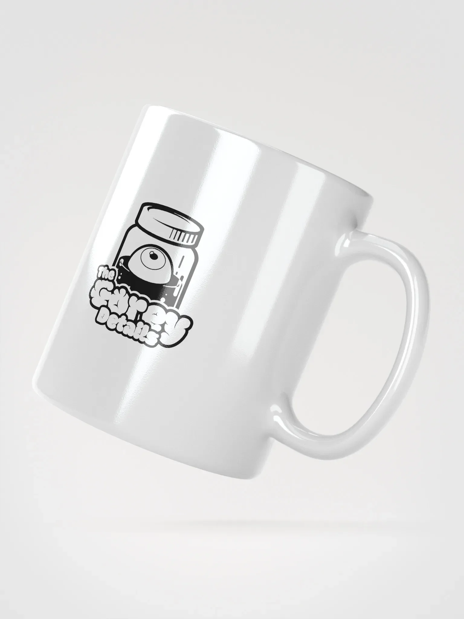 Full Logo Black - White Glossy Mug product image (3)